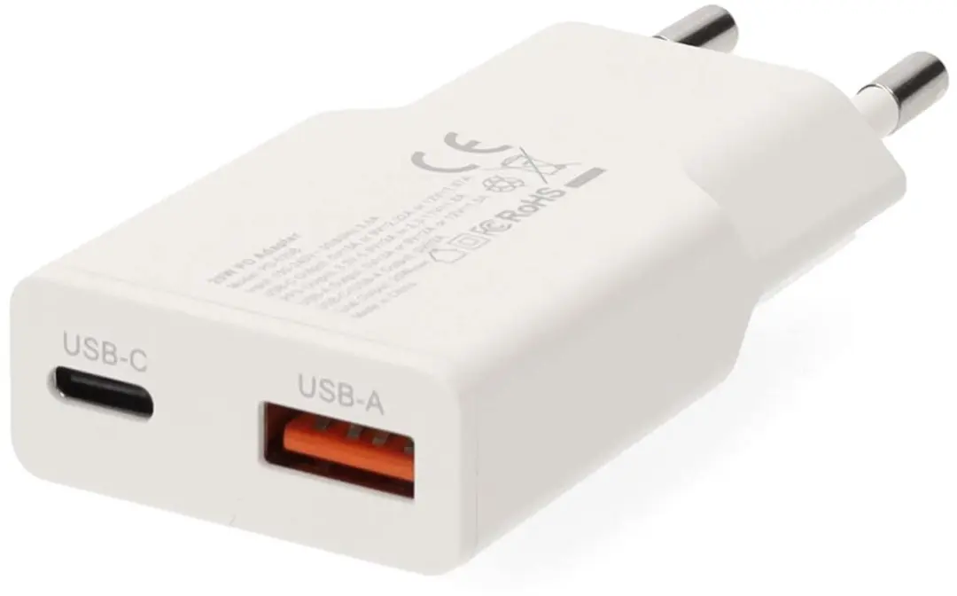 Nedis WCHA30WT Oplader 30W - USB-A/USB-C - Wit