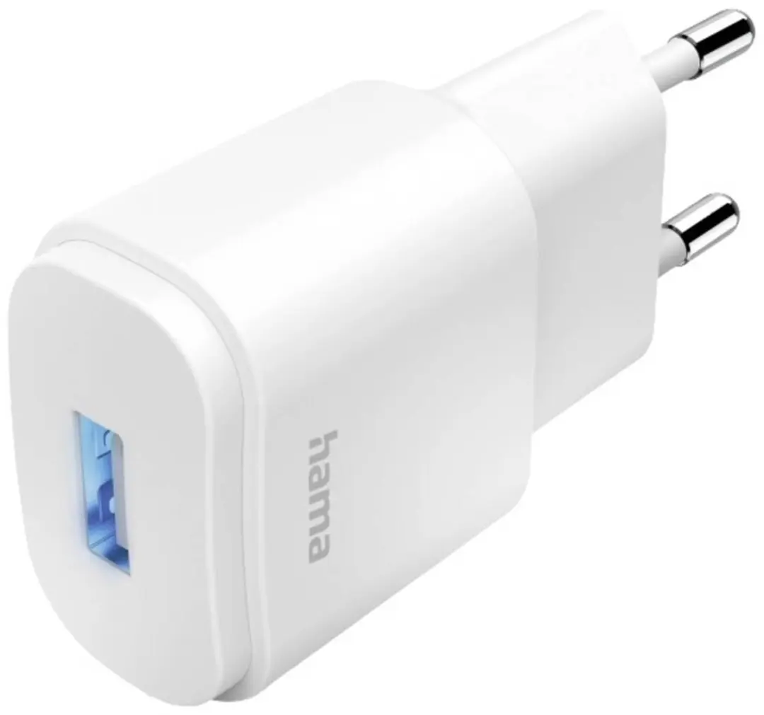 Hama 00201645 Oplader USB-A 6W - Wit