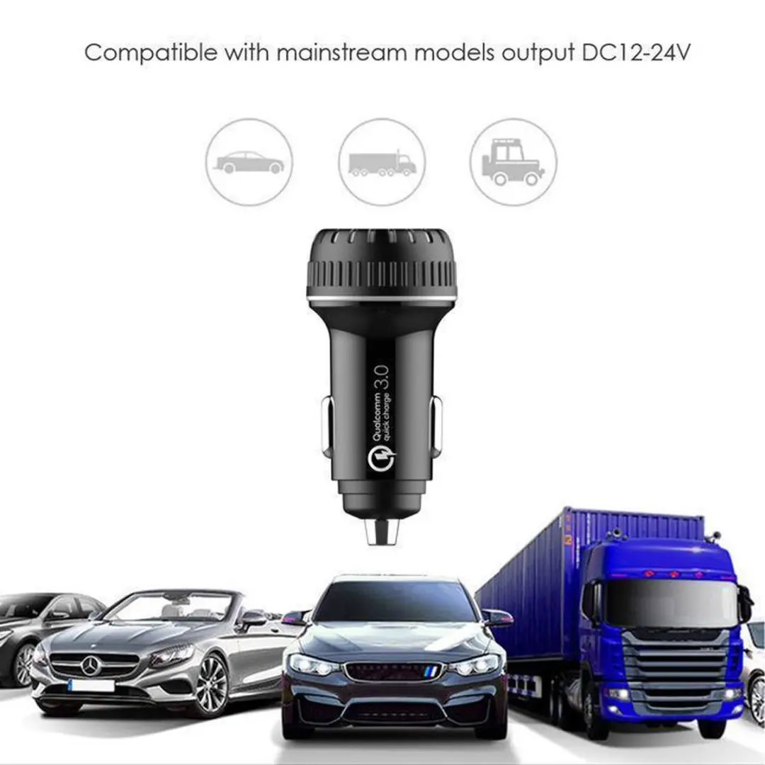 NÖRDIC CARC-N1001 Autolader 30W - USB-C PD 30W & USB-A QC 18W - Zwart - afbeelding 6 van 6