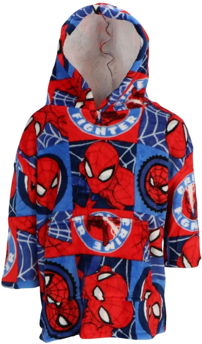 Spider-Man Slaapkamerset Meerkleurig - Speelgoedkist Fleecedeken Hoodie Kussen Stoel