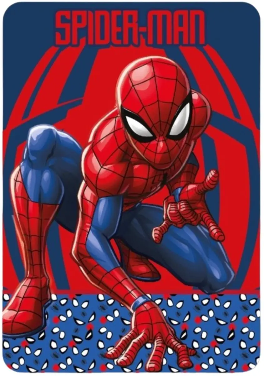 Spider-Man Slaapkamerset Meerkleurig - Speelgoedkist Fleecedeken Hoodie Kussen Stoel
