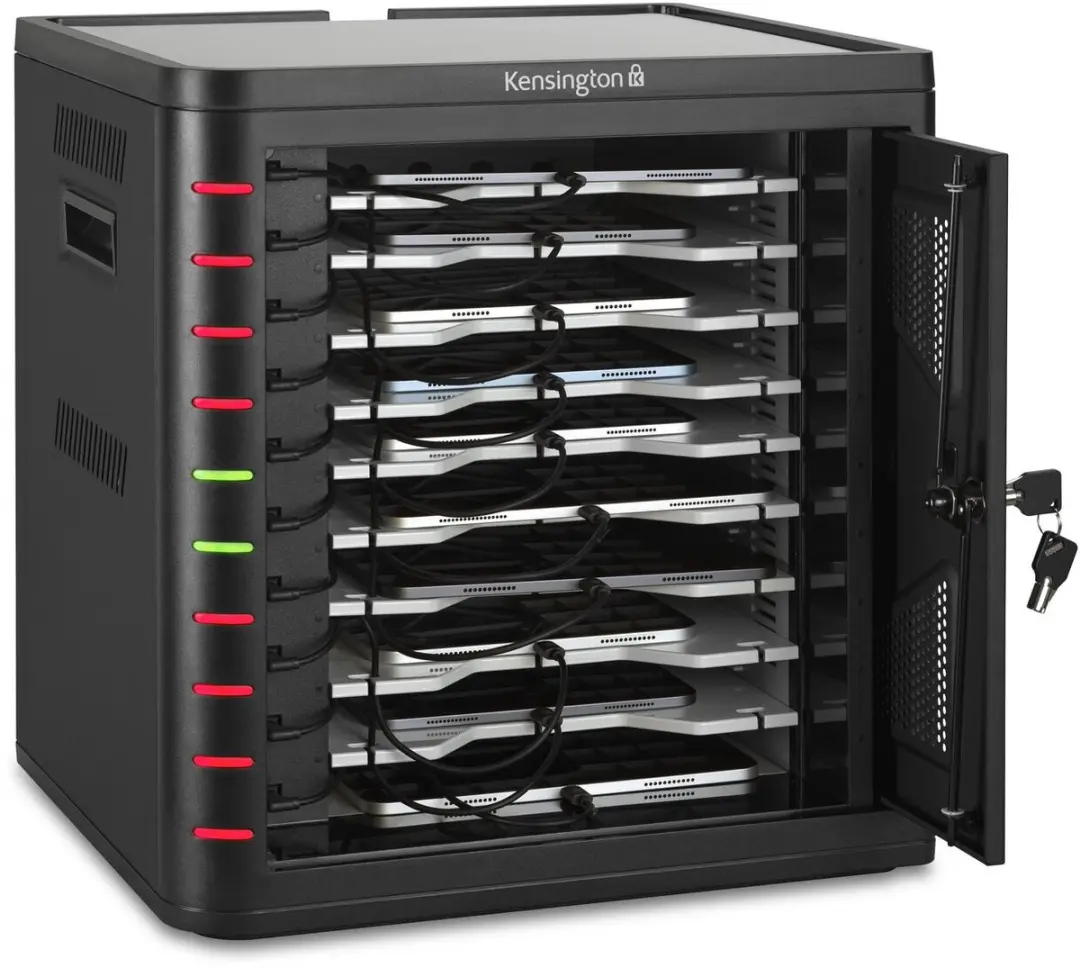 Kensington K67716EU USB-C Oplaadkast 10 Poorten - 18W per poort - Zwart