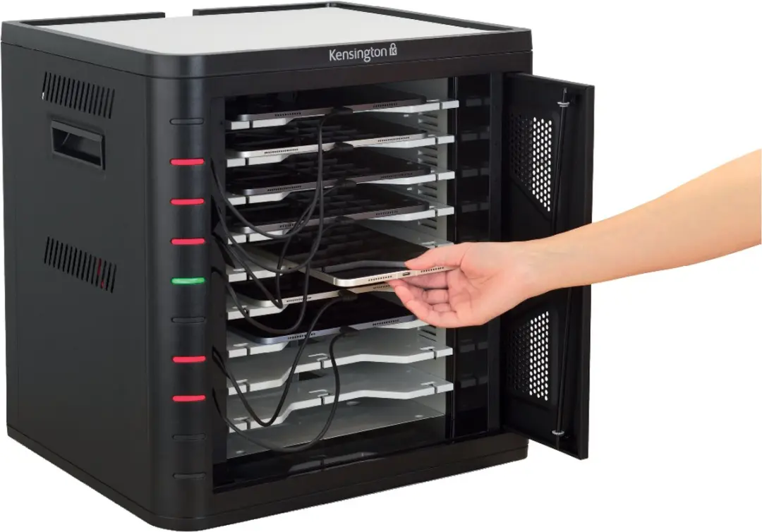 Kensington K67716EU USB-C Oplaadkast 10 Poorten - 18W per poort - Zwart