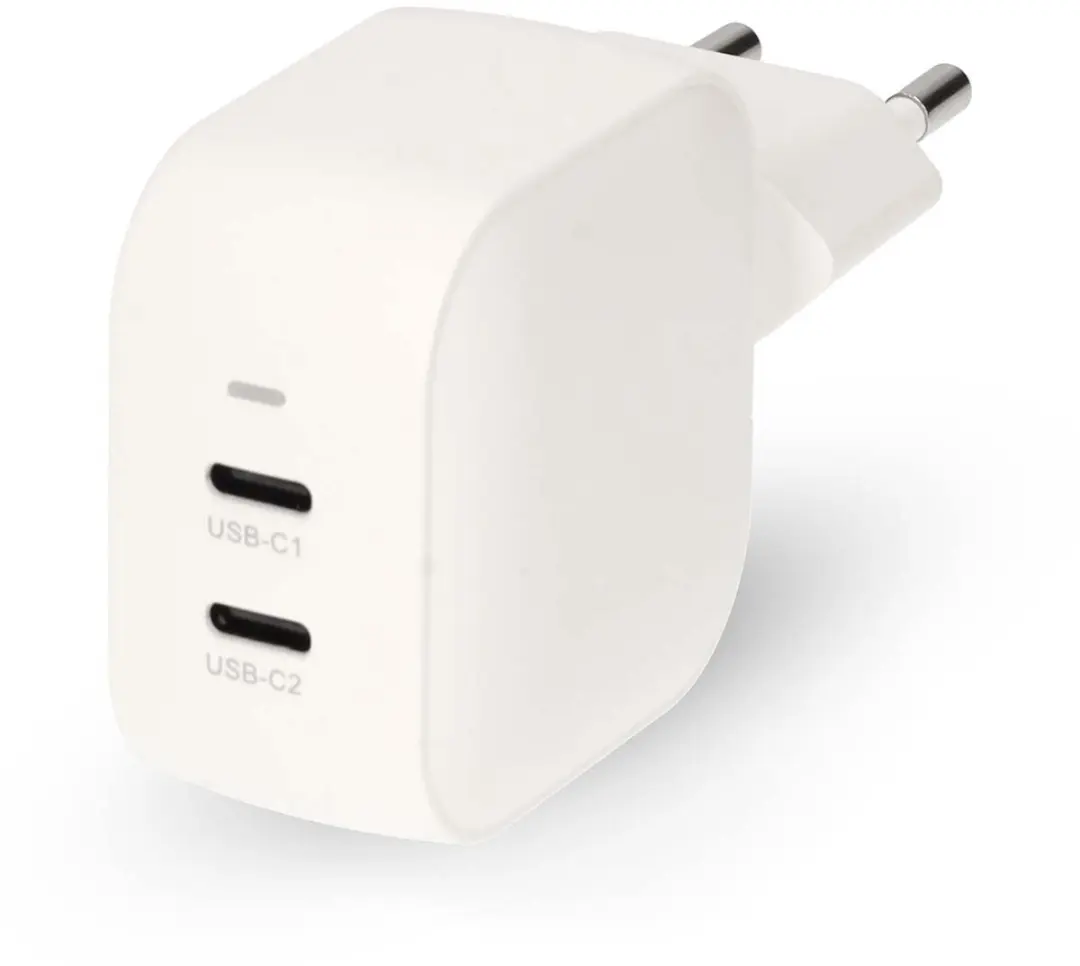 Nedis WGCHA35WWT Oplader 35W - 2x USB-C - Wit