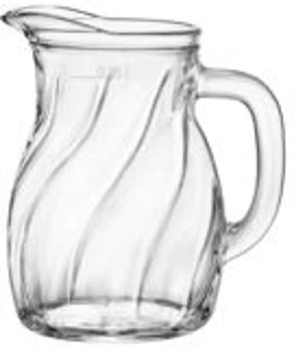 Bormioli Bistrot Twist Waterkan 250ml - Transparant