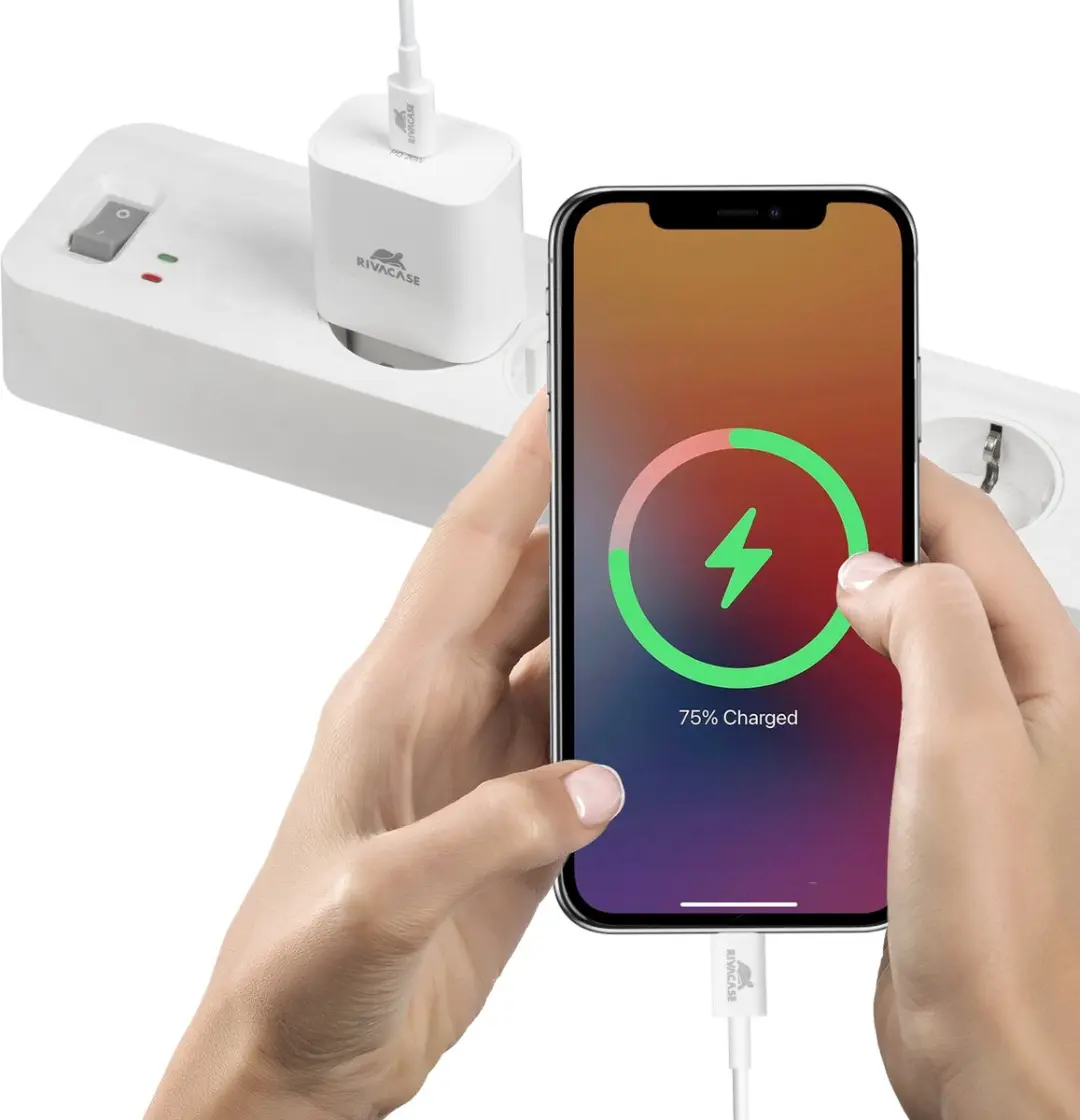 RivaCase PS4101 Oplader 20W USB-C - Wit