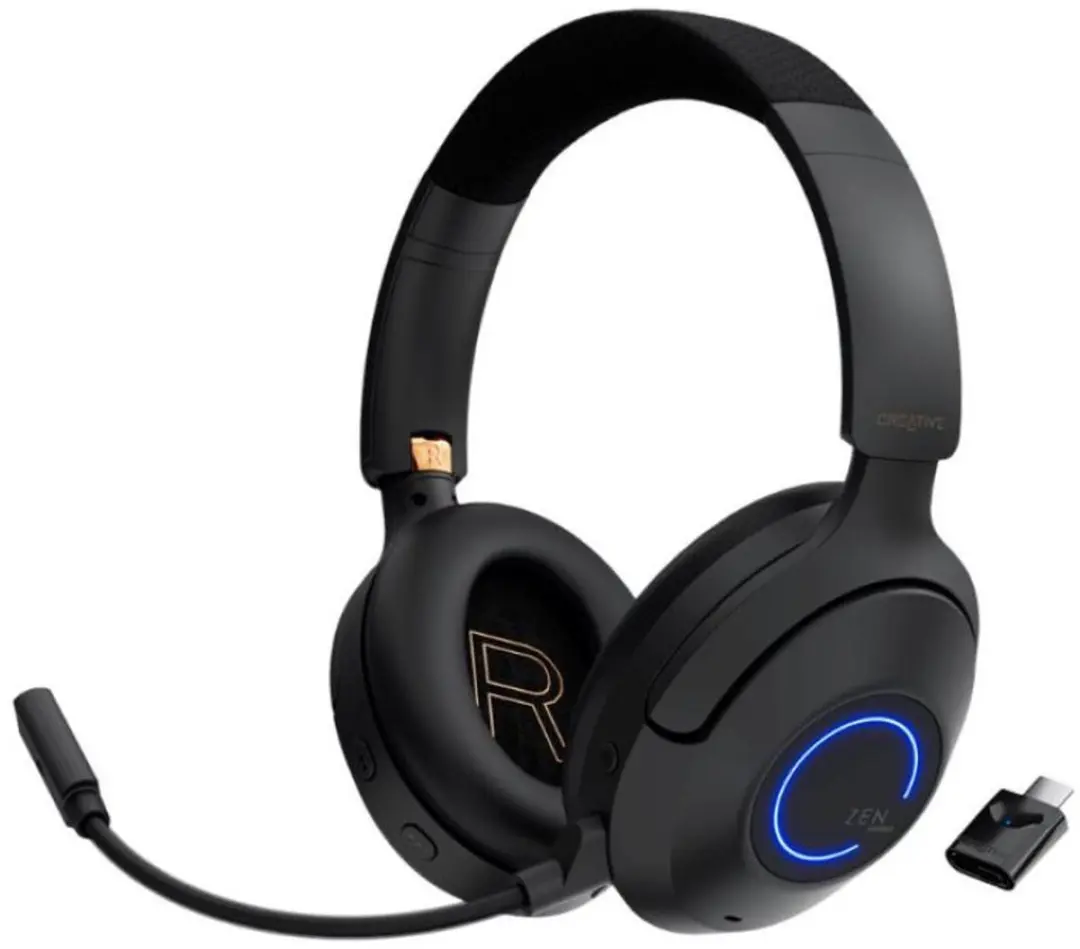 Creative Labs Headset 51EF1040AA001 - Hybrid ANC - Bluetooth 5.3 - Zwart