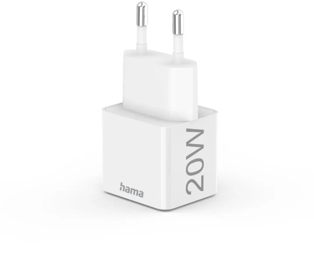 Hama 00201980 Snellader USB-C PD/QC 20W - Wit - afbeelding 6 van 6