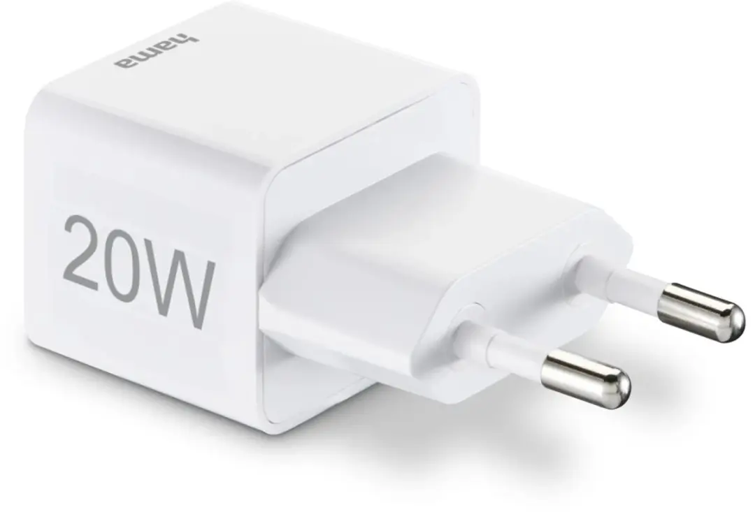 Hama 00201980 Snellader USB-C PD/QC 20W - Wit
