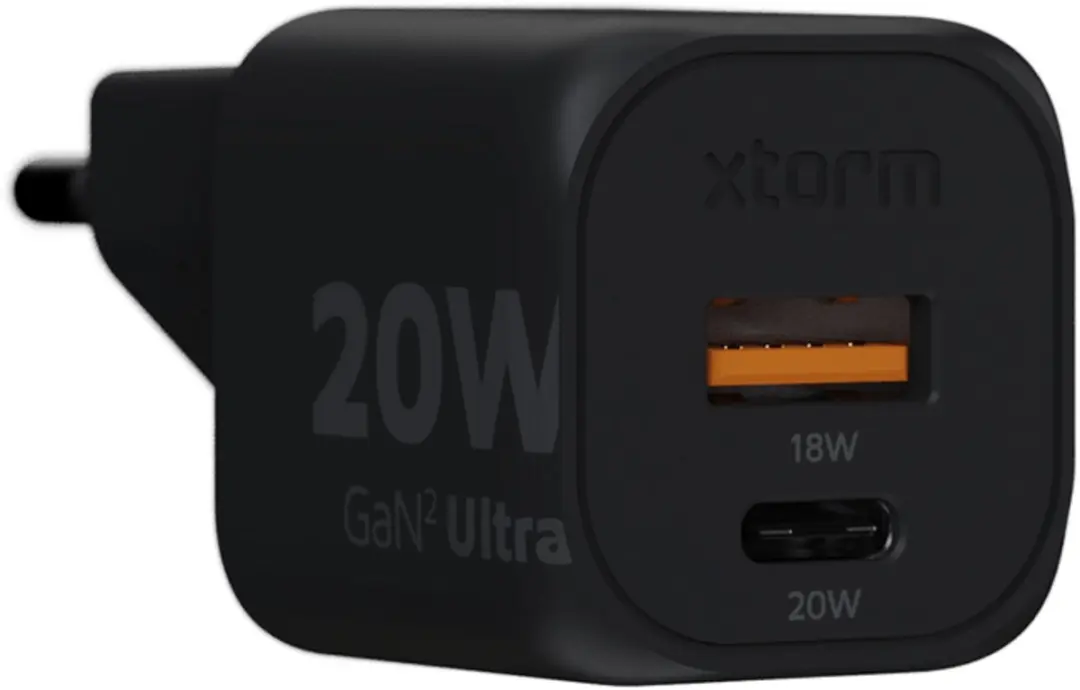 Xtorm XEC0201 AC Sneloplader 20W - Zwart