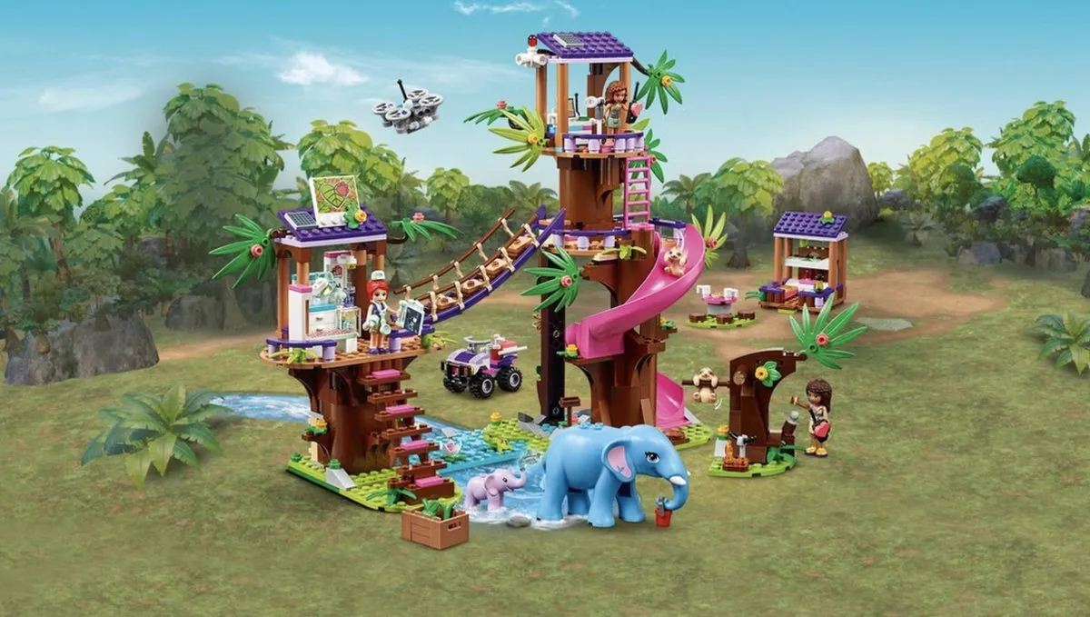 LEGO Friends Jungle Reddingsbasis 41424 - 3 Minifiguren