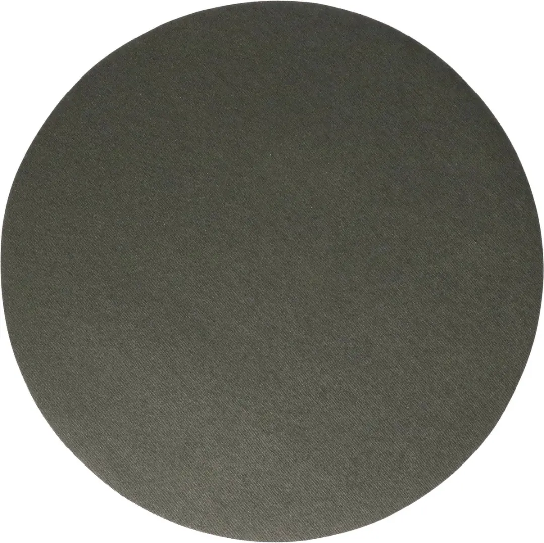 Wicotex Placemats Rond 38cm - Donker grijs - Anti-slip & Teflon