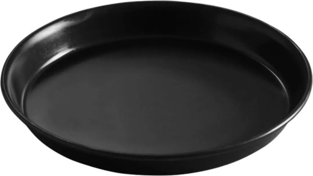 HENDI Pizzapan Koolstofstaal Ø40cm - 0,75mm - Zwart
