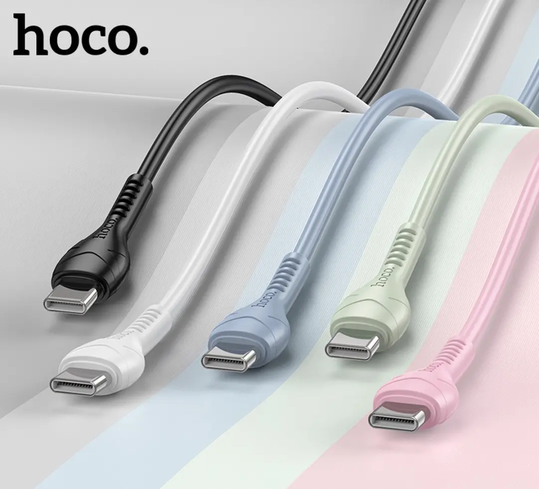 Hoco 25W Type C Snellader Roze - USB-C kabel 2m - Nintendo