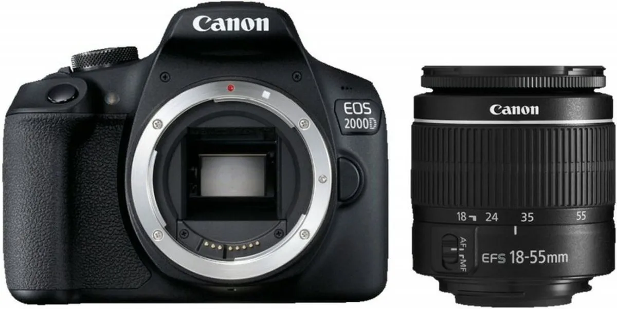 Canon EOS 2000D Spiegelreflexcamera 2728C002 - Zwart - afbeelding 6 van 6