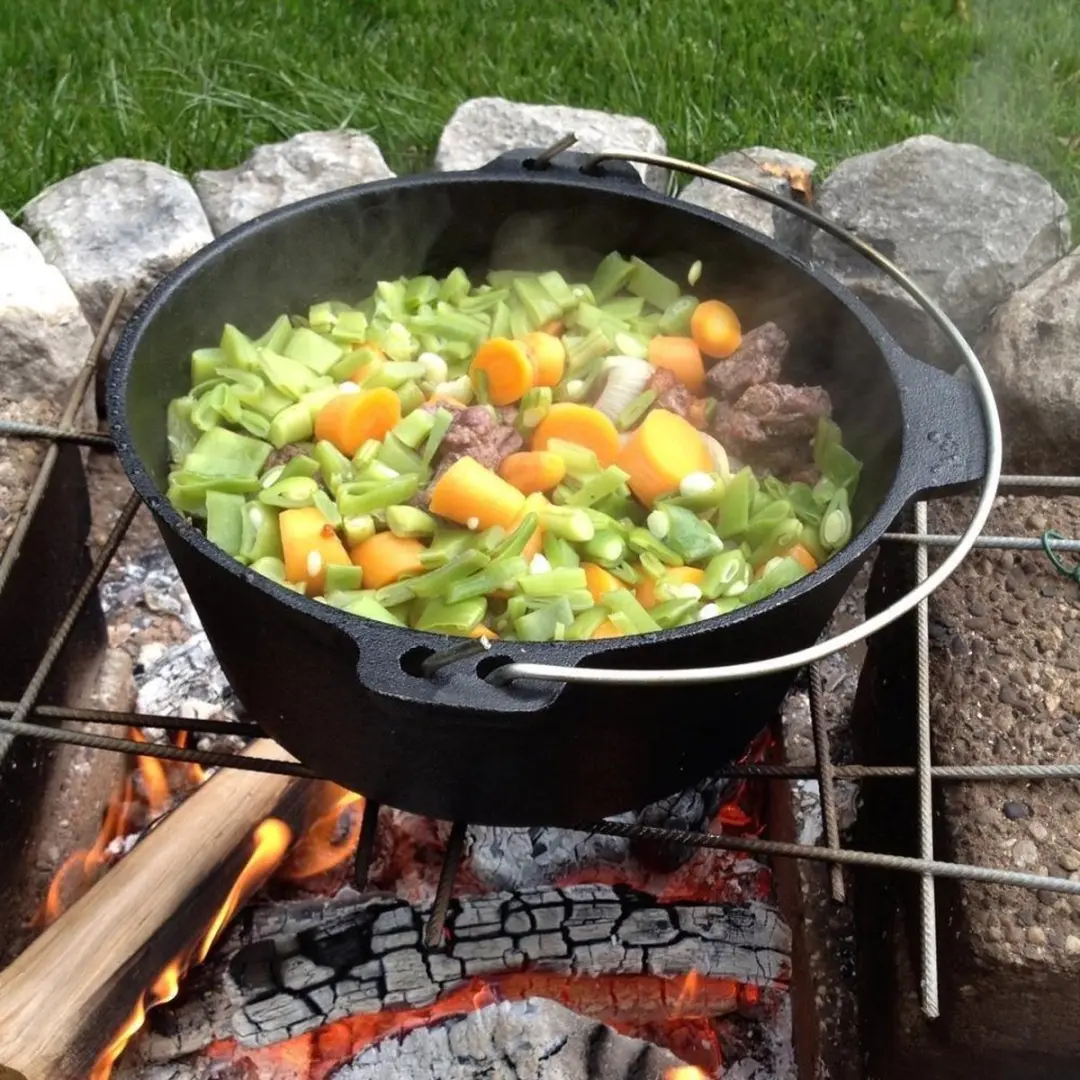Esschert Design Dutch Oven 6,5L - Zwart - afbeelding 6 van 6