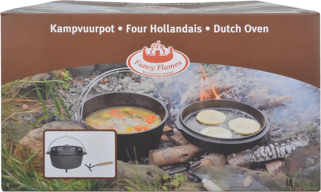 Esschert Design Dutch Oven 6,5L - Zwart