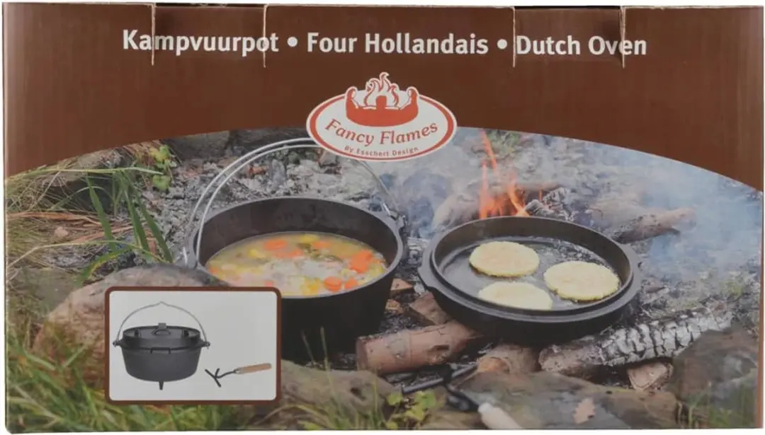 Esschert Design Dutch Oven 6,5L - Zwart