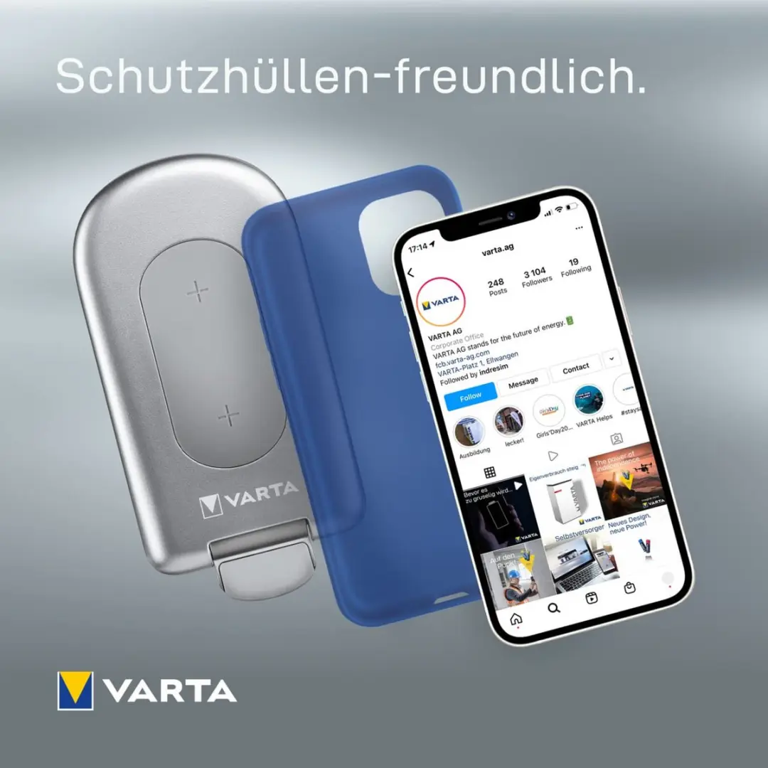 Varta 57914 101 111 Draadloze Oplader 15W - Zilver