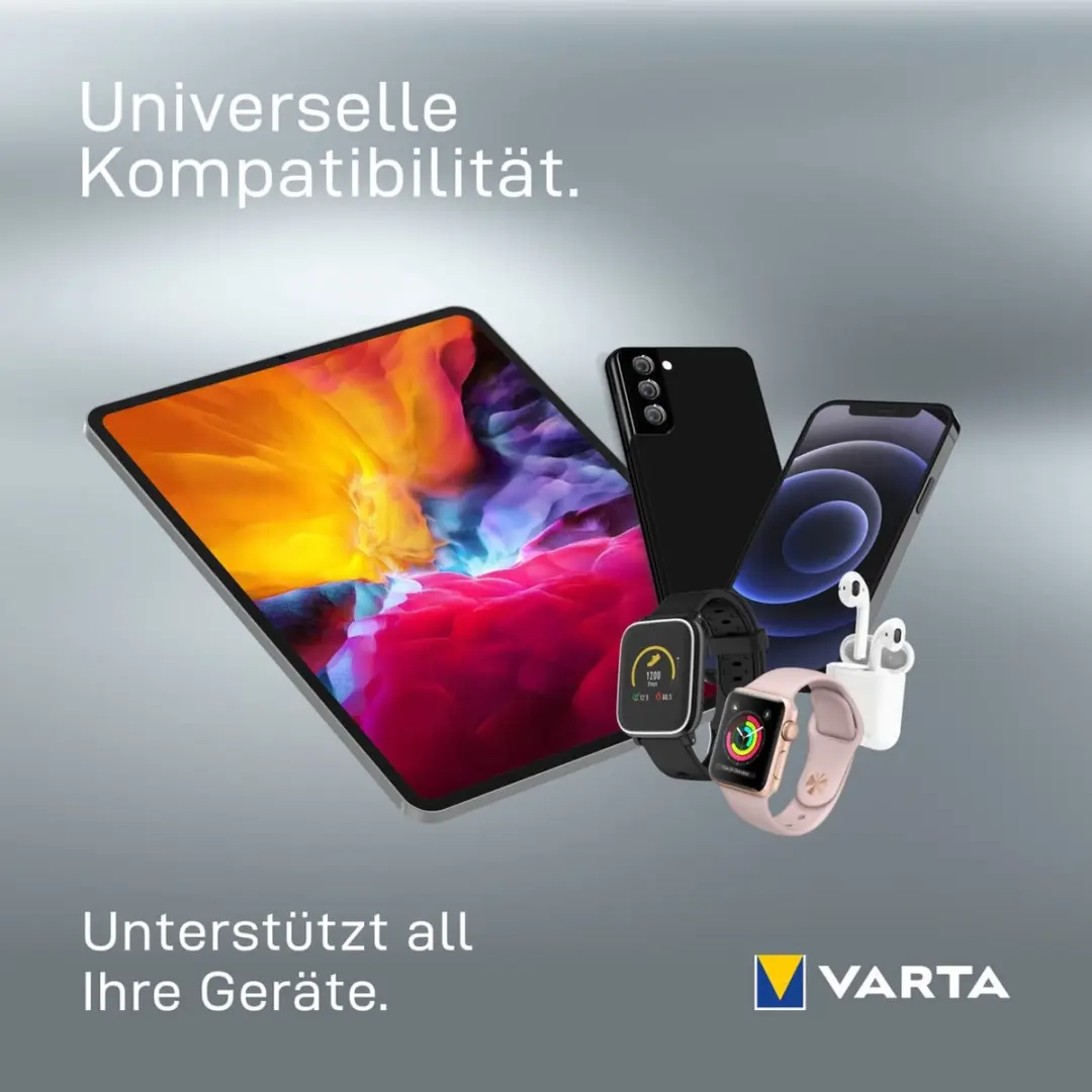 Varta 57914 101 111 Draadloze Oplader 15W - Zilver