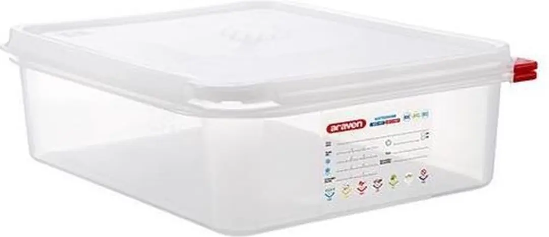Araven Vershouddoos GN1-2 6,5L - Transparant
