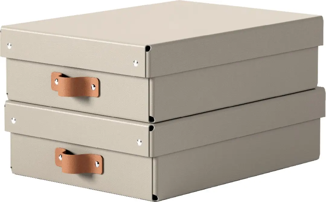 Leitz Puro Opbergdoos 8L - Set van 2 - Beige