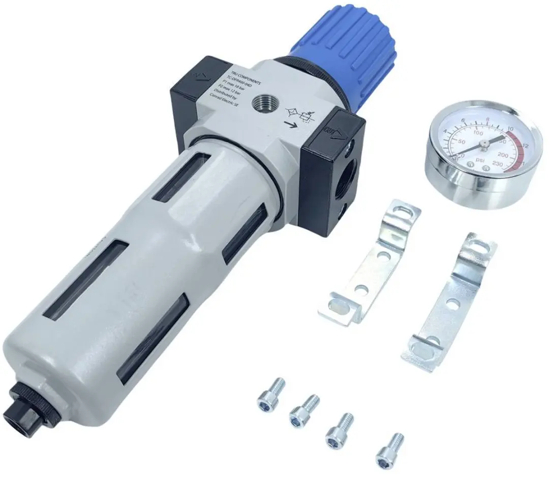 Tru Components TC-12773948 Filterregelventiel - Aluminium - G 1/2