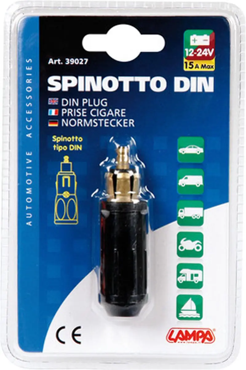 Lampa Aanstekerplug 42.39027 - 120W - Zwart - afbeelding 2 van 4