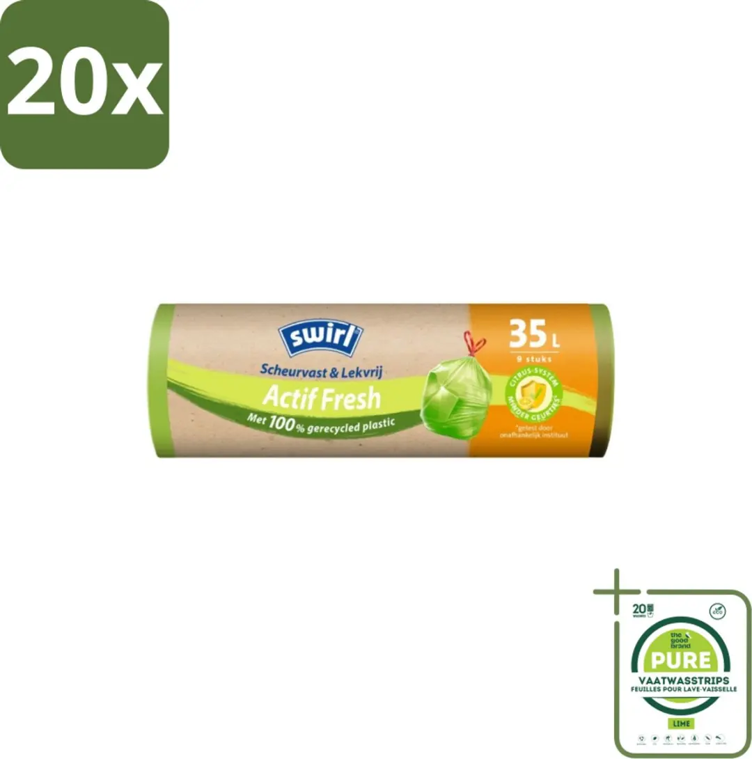 Swirl Actif Fresh Vuilniszakken 35L