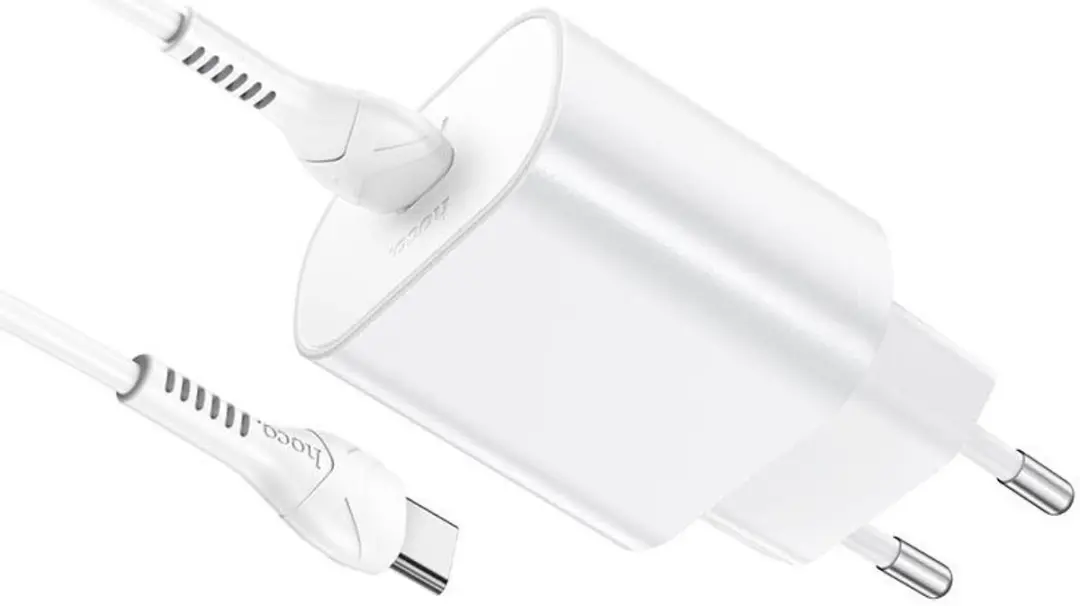 Hoco USB-C Snellader 25W Power Delivery - Wit