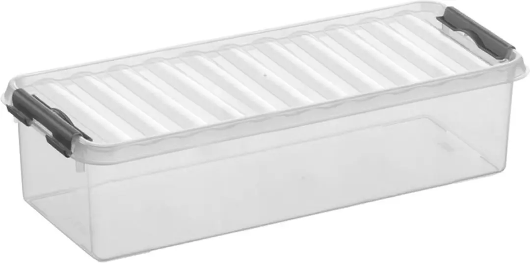 Sunware Q-line Opbergbox 3.5L - 8 Stuks - Lichtgrijs