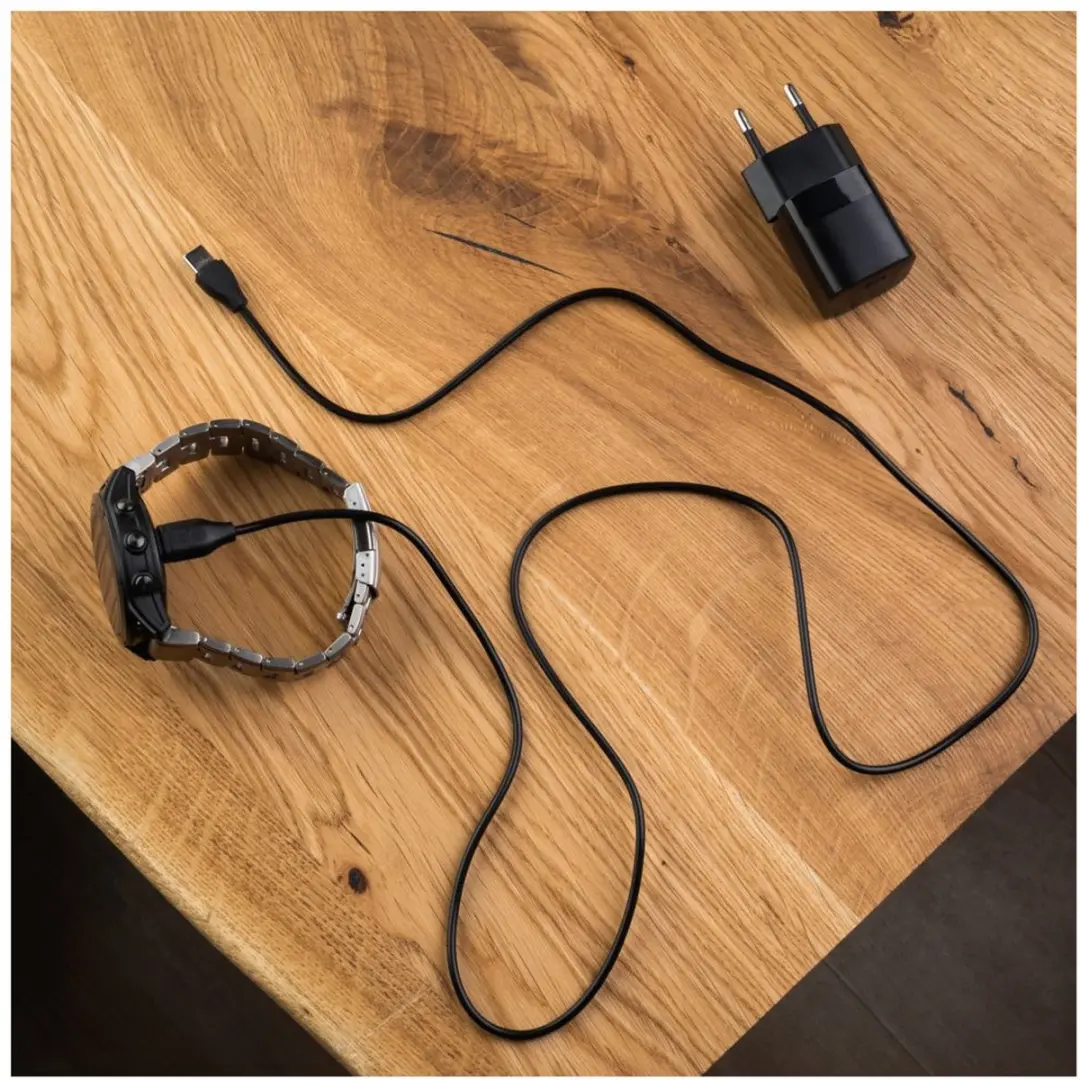 Fixed FIXDW-796-C USB-C Oplaadkabel - Garmin Smartwatch - 1m - Zwart