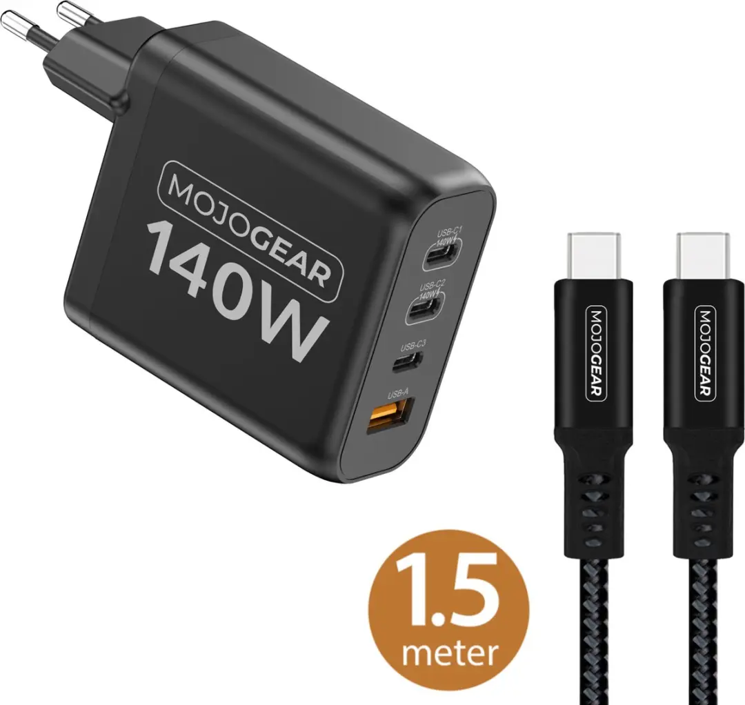 MOJOGEAR CHARGE+ MOG-C140 Oplader 140W