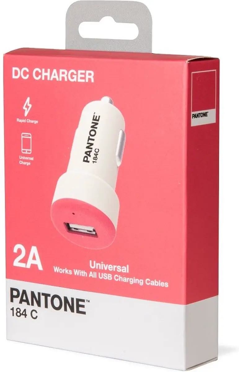 Celly Autolader USB 1 Poort - Roze