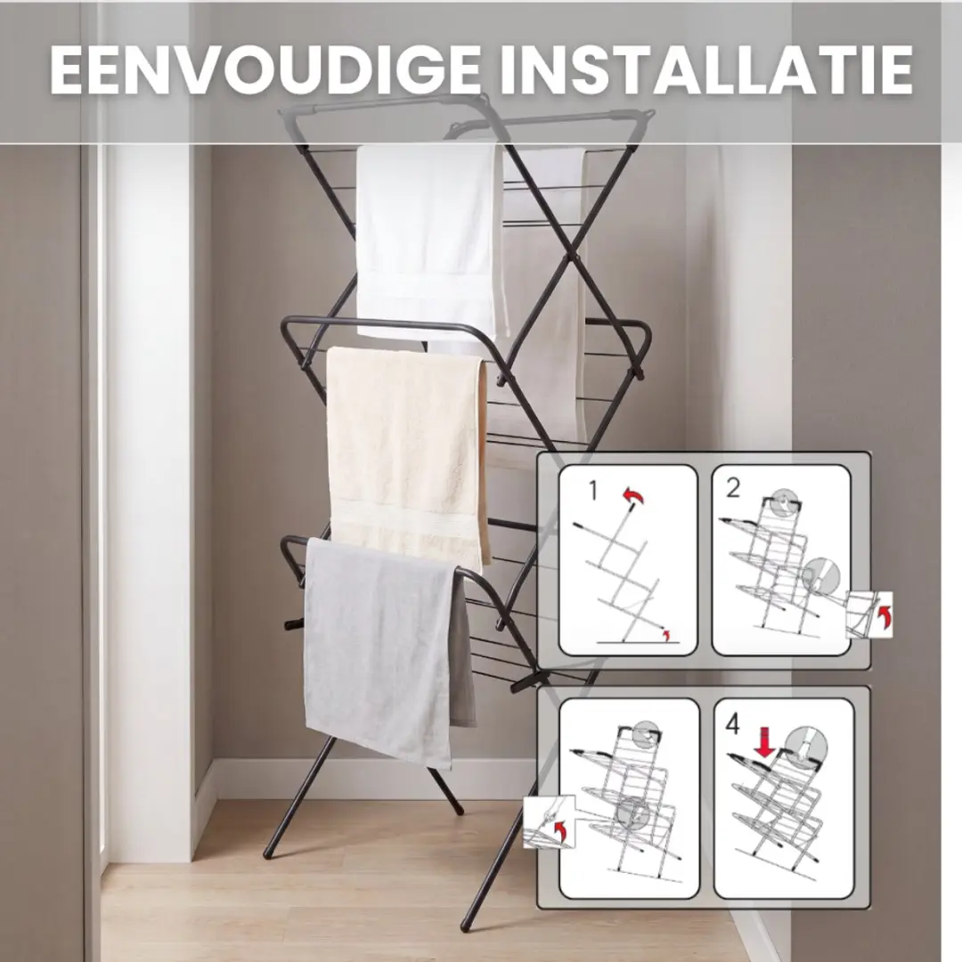 Tomado Concerto Droogrek 9,5m - Zwart - MPN 408523