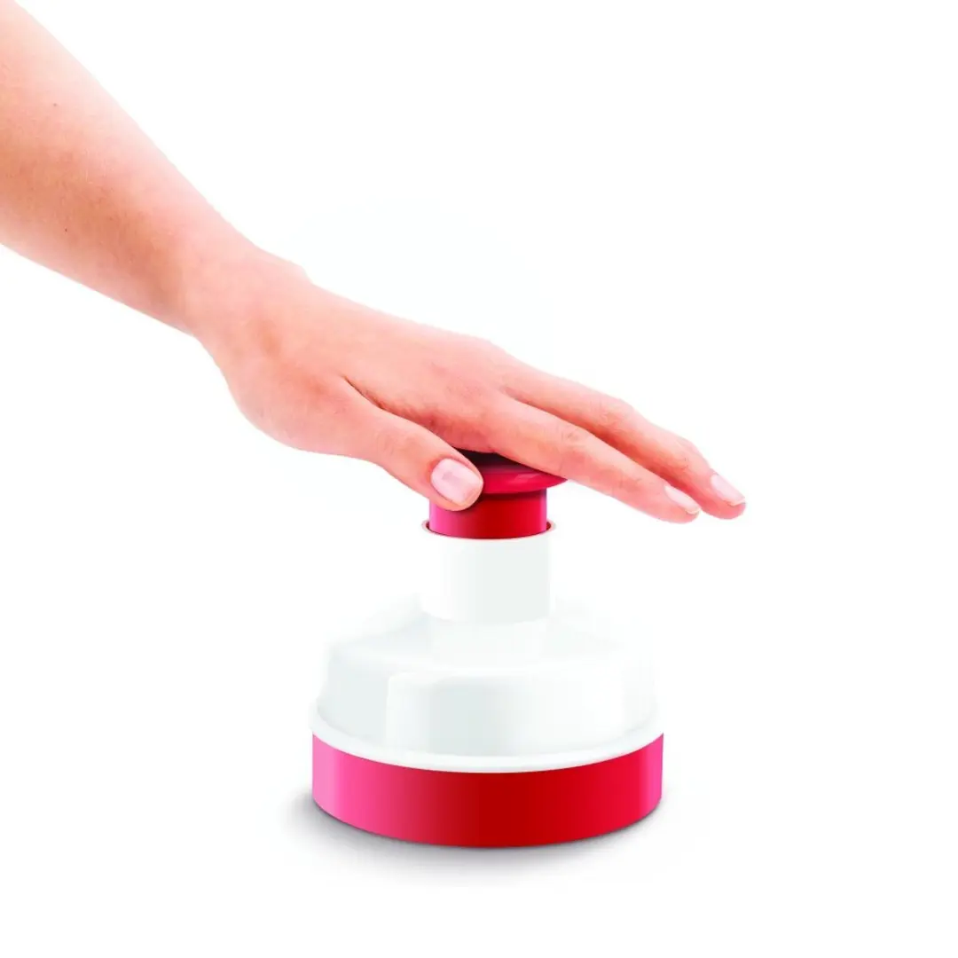 Metaltex Kitchen Helpers Hamburgerpers 11cm - Rood/Wit