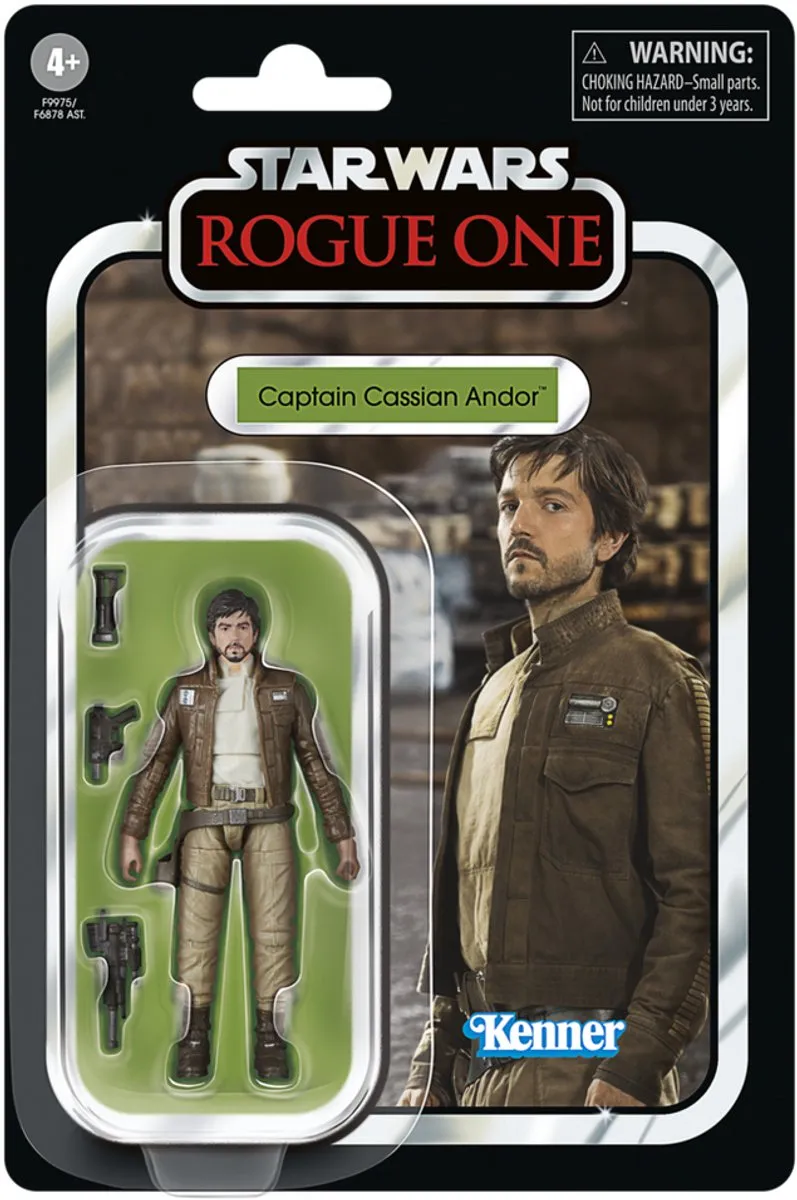 Hasbro Star Wars Rogue One Vintage Collection Captain Cassian Andor Action Figuur - 10cm - Multicolor