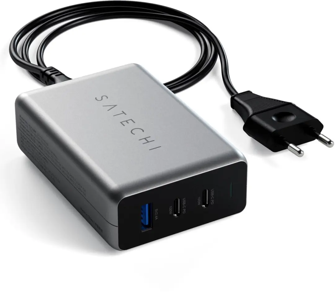 Satechi ST-TC100GM-EU USB-C Oplader 100W - Grijs