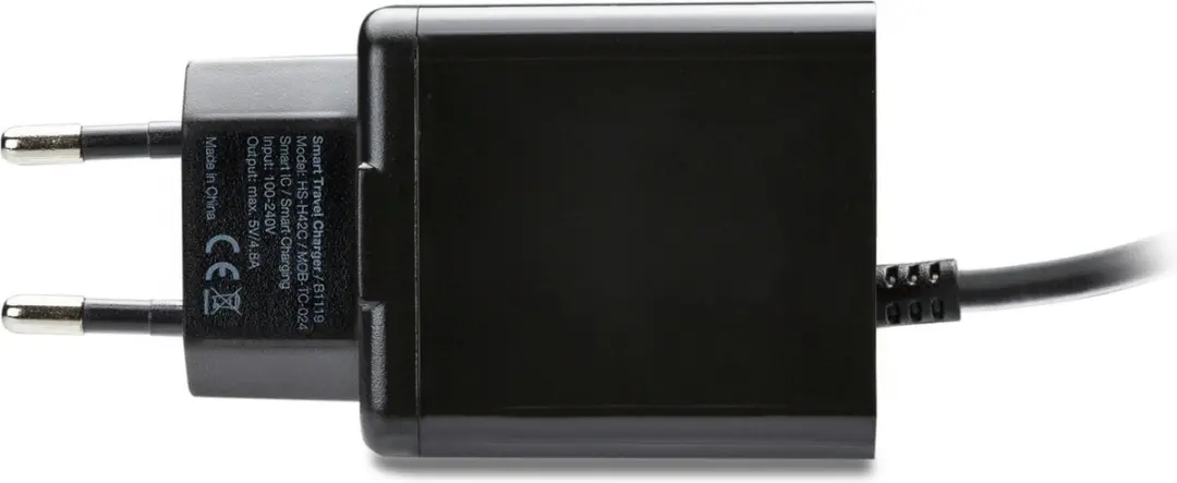 Mobilize Thuislader MOB-TC-024 USB & Apple Lightning - 4.8A - Zwart