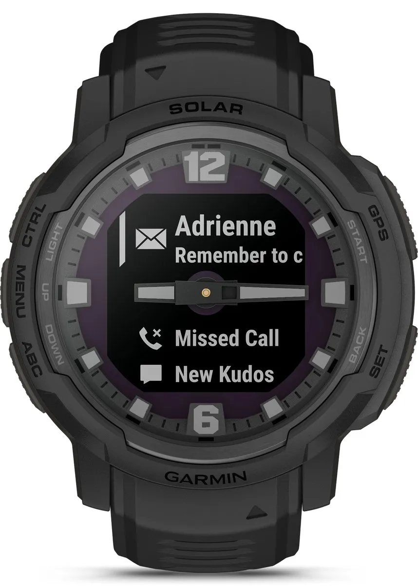 Garmin Instinct Crossover Solar Tactical - 45mm - Zwart - afbeelding 4 van 6