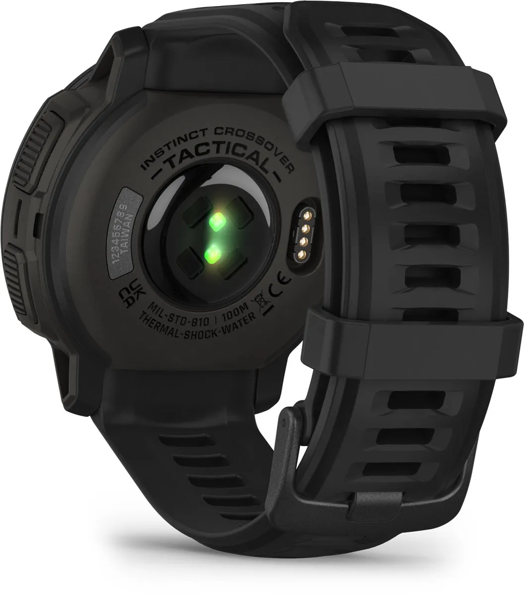 Garmin Instinct Crossover Solar Tactical - 45mm - Zwart - afbeelding 5 van 6