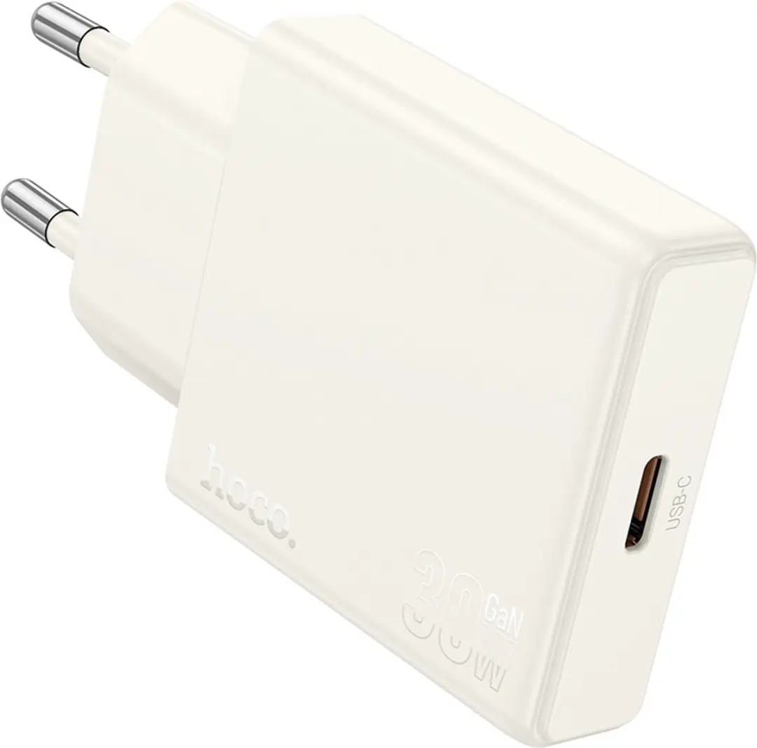 Hoco USB-C Snellader 30W Power Delivery - Wit