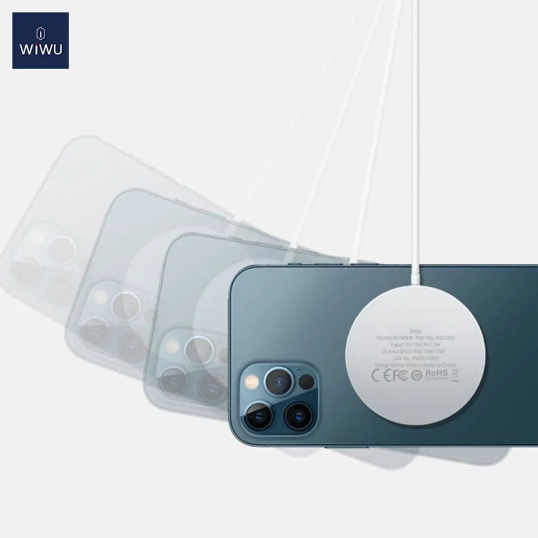 WiWu Magsafe Oplader 15W Type C - Wit