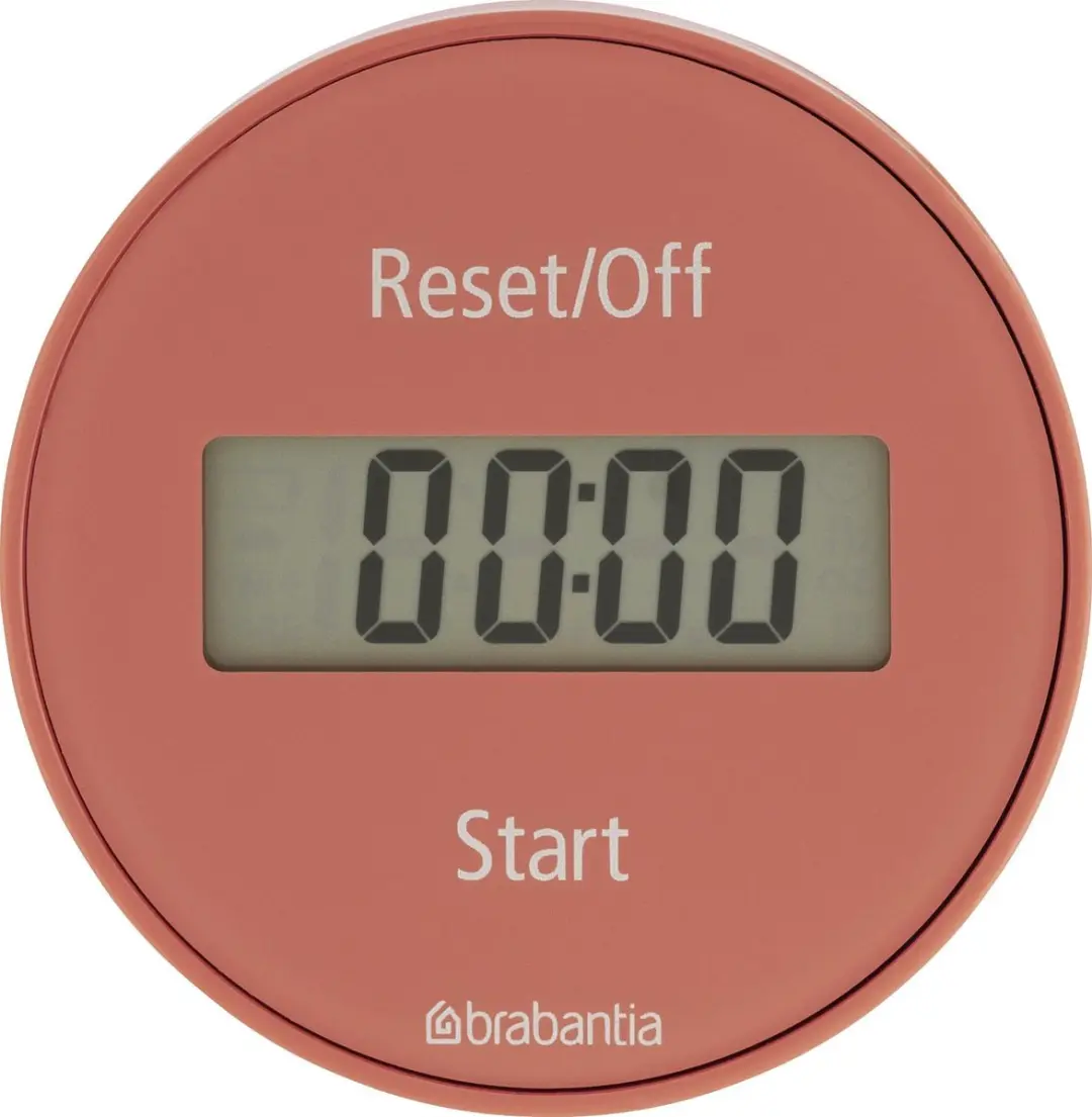 Brabantia Tasty+ Kookwekker - Magneet Terracotta Pink