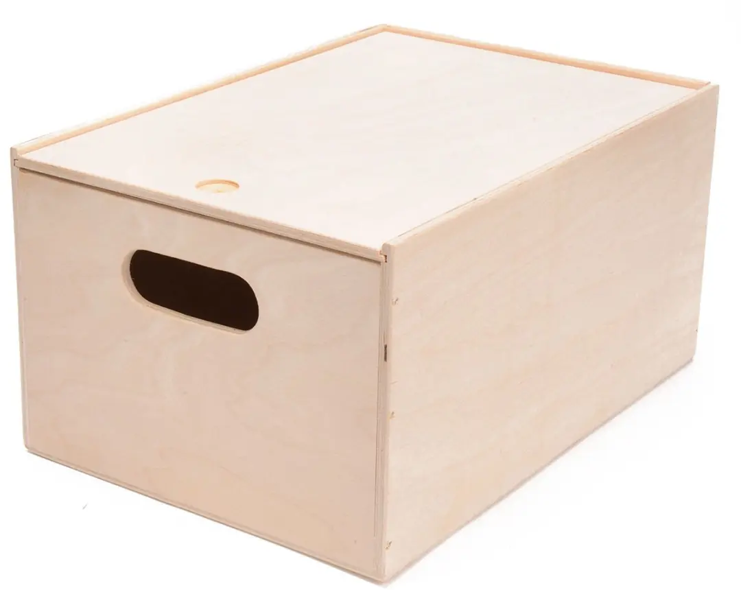 Small foot Houten Speelgoedkist Meerkleurig