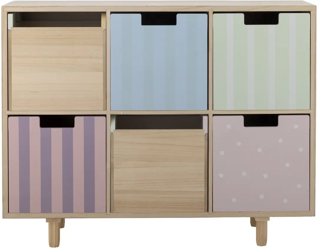 Bloomingville Dressoir Calle Kast - 124L - 6 Lades - Print