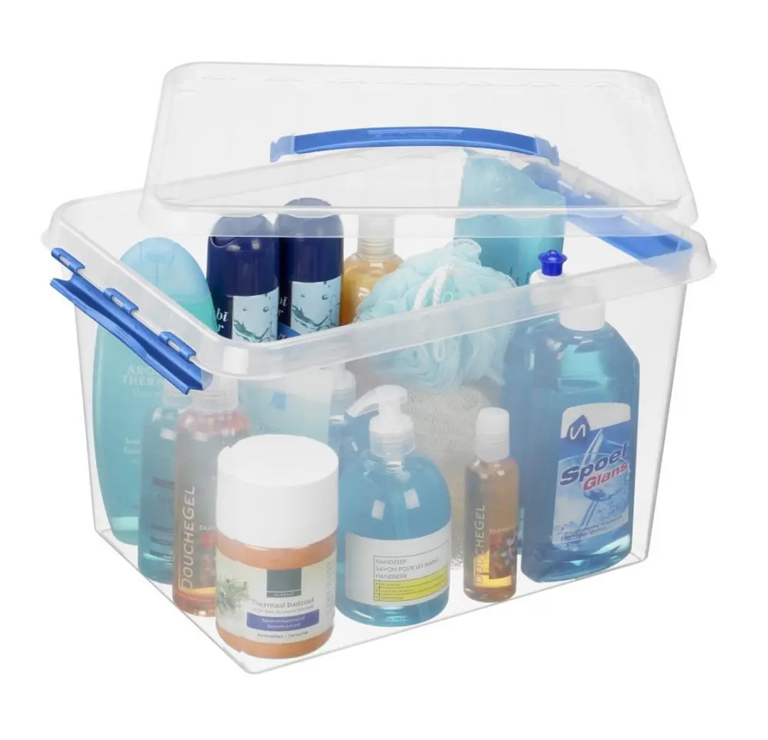 Sunware Q-Line Opbergbox 22L - 40x30x26cm - Blauw