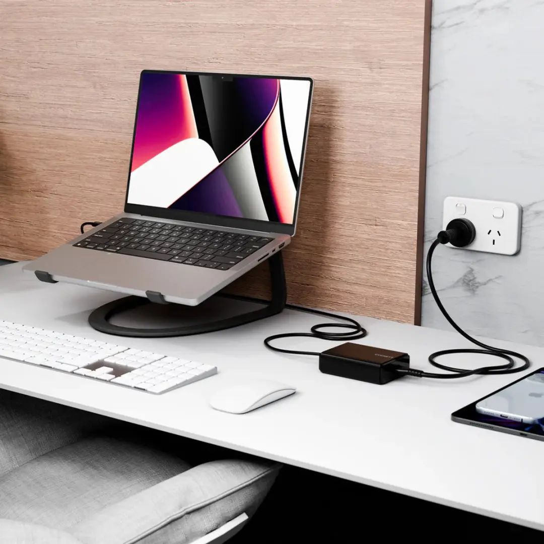 Cygnett PowerMaxx 100W GaN USB-C Lader - Zwart
