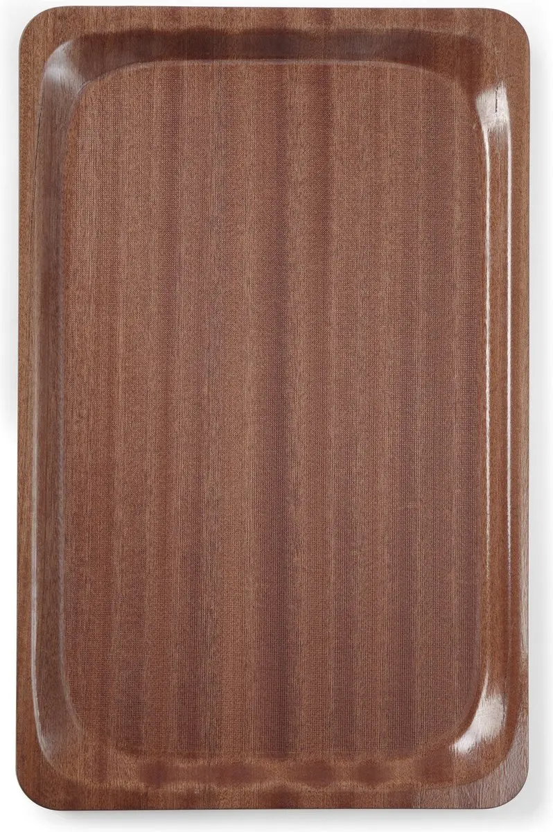 HENDI Rechthoekig Dienblad Mahonie 33x43cm - Antislip