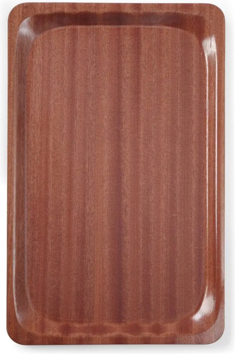 HENDI Rechthoekig Dienblad Mahonie 33x43cm - Antislip